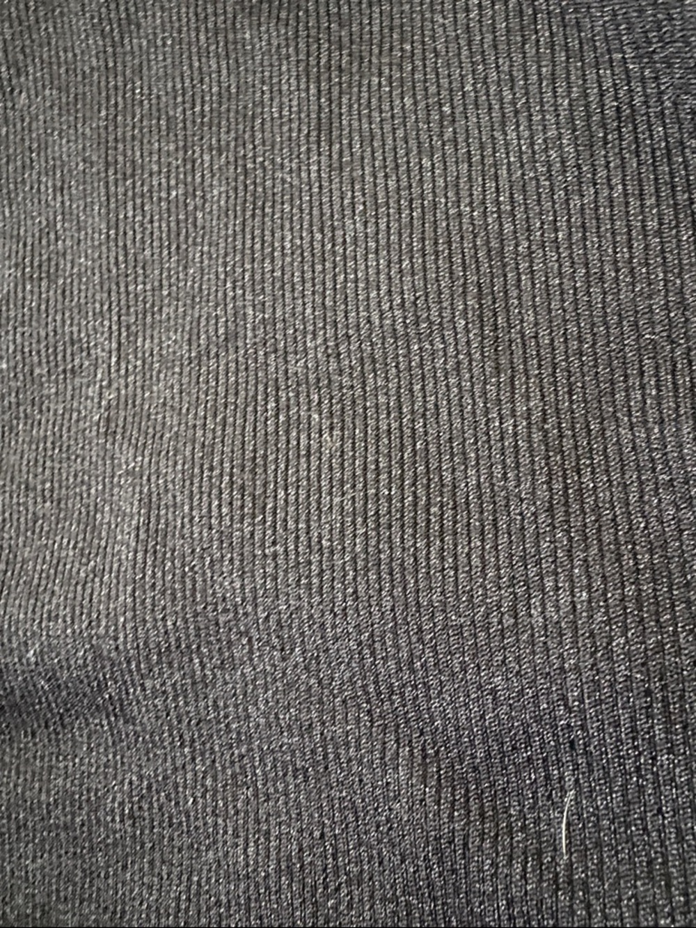 Express Black Ribbed Cropped Tank - Picture 3 of 4
